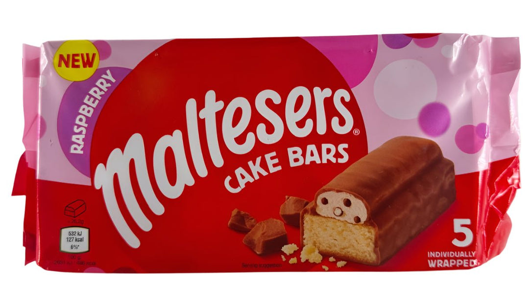 Maltesers Cake Bars Raspberry - 5pack - MALTESER