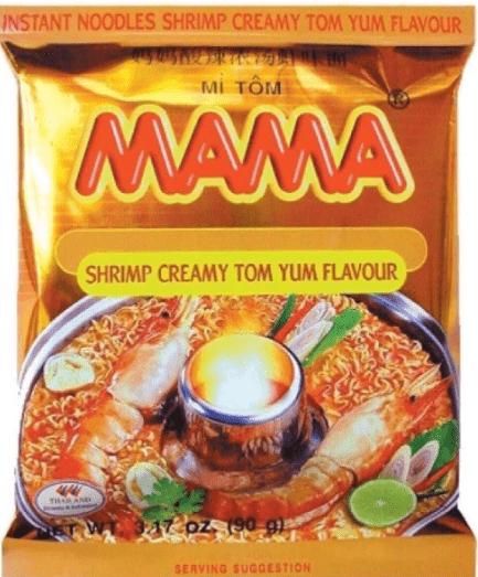 MAMA SHRIMP CREAMY TOM YUM FLAVOUR NOODLE - 90G - MAMA