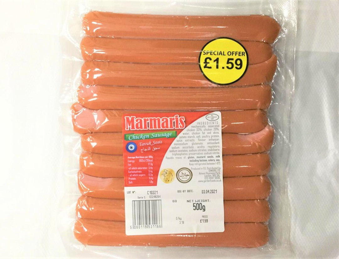 MARMARIS JUMBO CHICKEN SAUSAGE  - 500G - MARMARIS