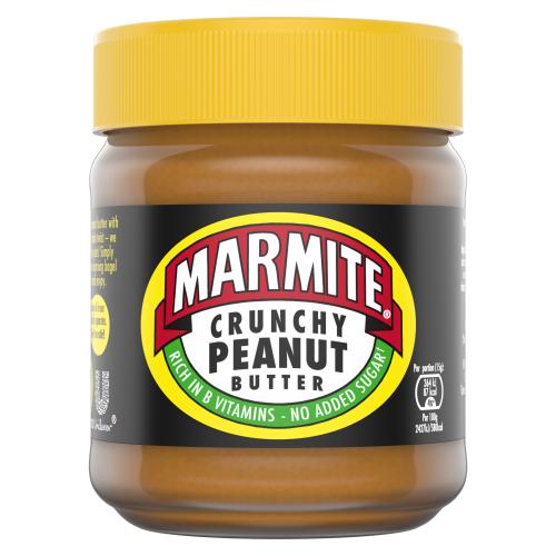 MARMITE PEANUT BUTTER CRUNCH JAR DB UK - 225G - MARMITE