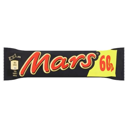 MARS BAR STD SGL - 51G - MARS