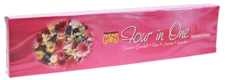 MAUSUM FOUR IN ONE INCENSE STICKS - 20 STICKS - MAUSUM