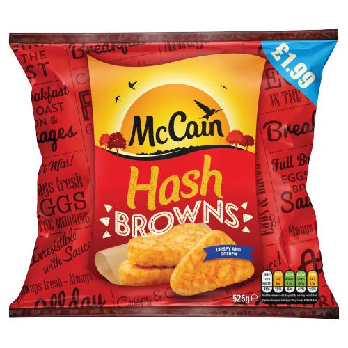 MCCAIN HASH BROWNS - 525G - MCCAIN