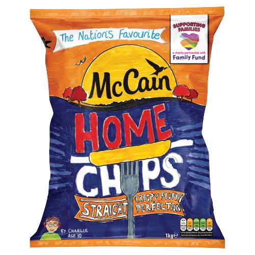 MCCAIN HOME CHIPS STRAIGHT - 1KG - MCCAIN