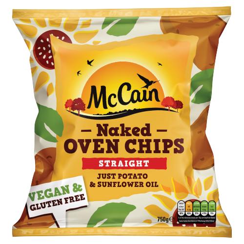 MCCAIN NAKED OVEN CHIPS - 750G - MCCAIN