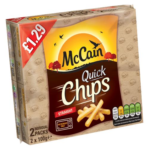 MCCAIN QUICK CHIPS 2PK - 200G - MCCAIN