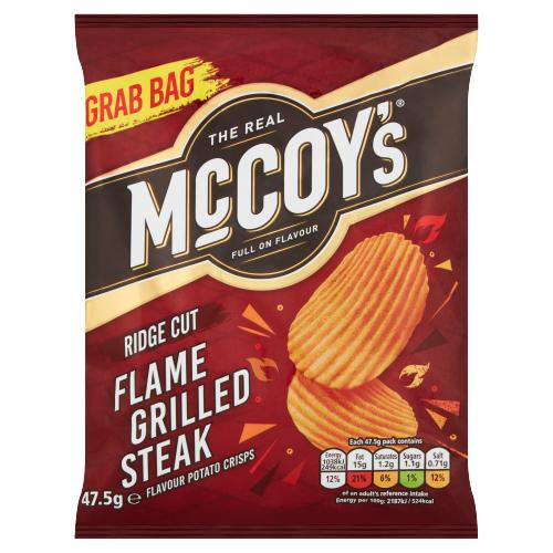 MCCOYS FLAME GRILLED STEAK - 47.5G - MCCOYS