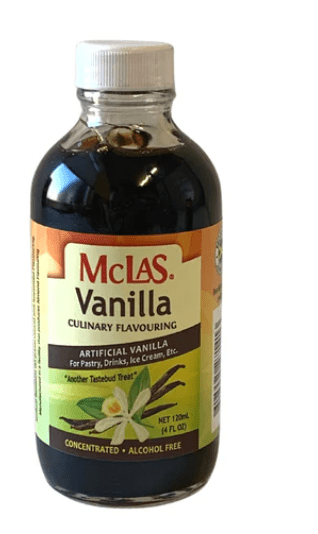 MCLAS VANILLA CULINARY FLAVOURING - 120ML - MCLAS