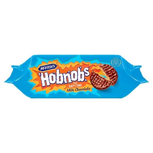 MCVITIES MILK CHOC HOBNOBS - 262G - MCVITIES