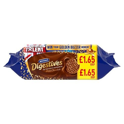 MCVITIES MILK CHOCOLATE DIGESTIVE - 266G - MCVITIES