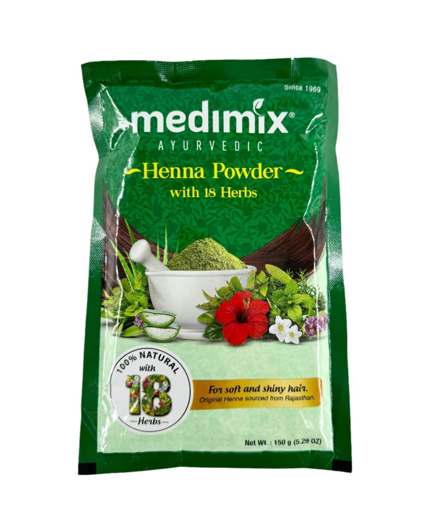 MEDIMIX HENNA POWDER WITH 18 HERBS - 400G - MEDIMIX