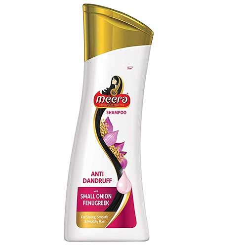 MEERA ANTI DANDRUFF SHAMPOO SMALL ONION FENUGREEK - 180ML - MEERA