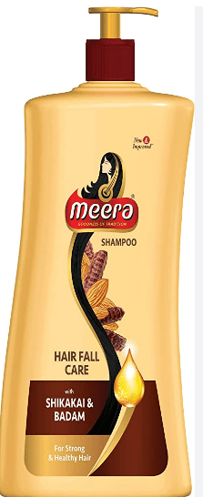 MEERA SHIKAKAI & BADAM SHAMPOO - 340ML - MEERA