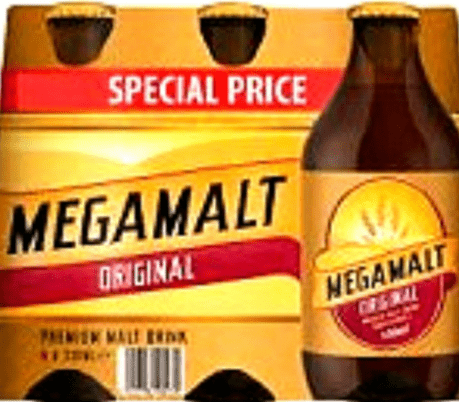 MEGAMALT ORIGINAL MALT DRINK - 330ML - Branded