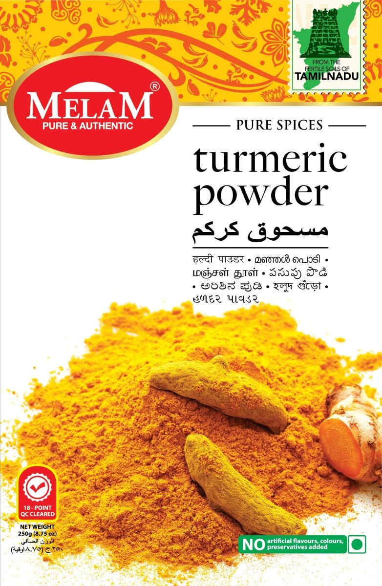 MELAM TURMERIC POWDER - 250G - MELAM