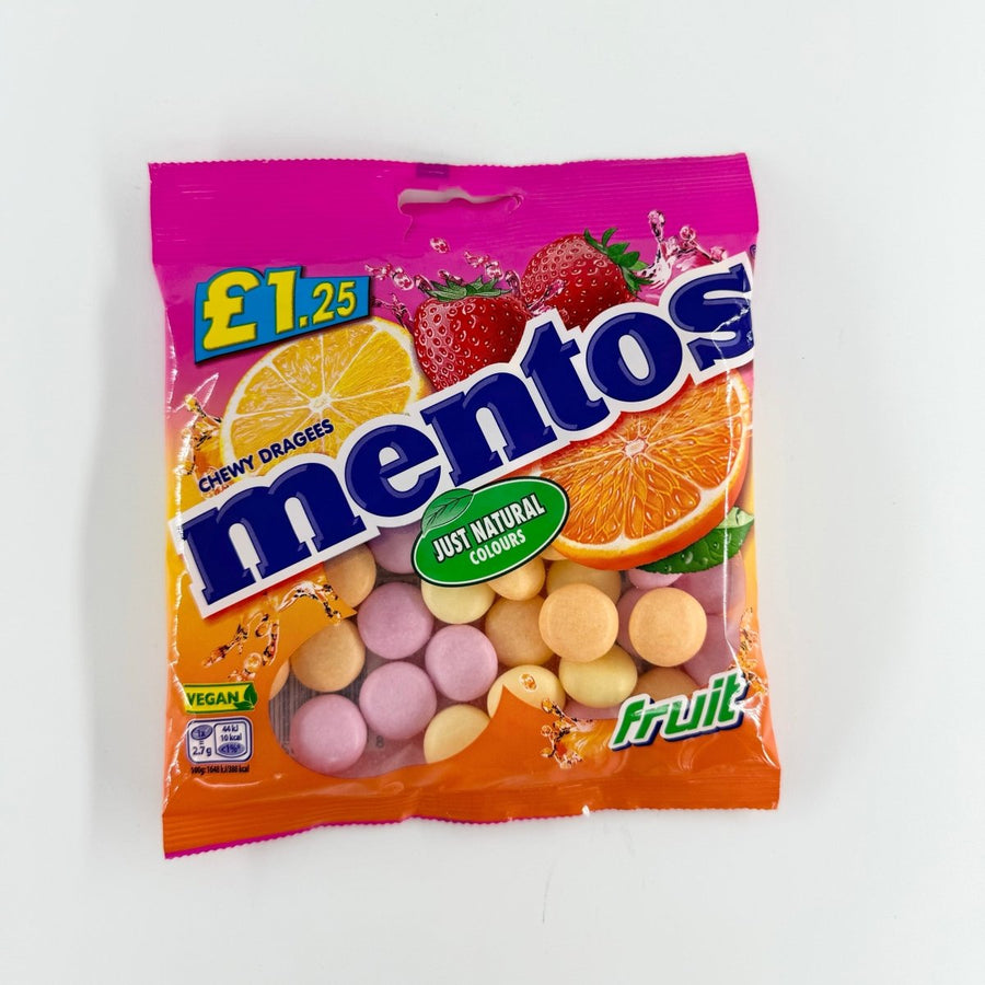 MENTOS FRUIT BAG - 135G - MENTOS