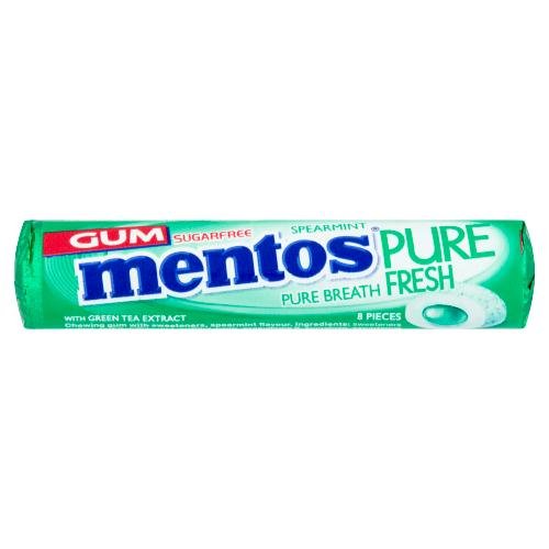 MENTOS GUM SPEARMINT - 15.5G - MENTOS