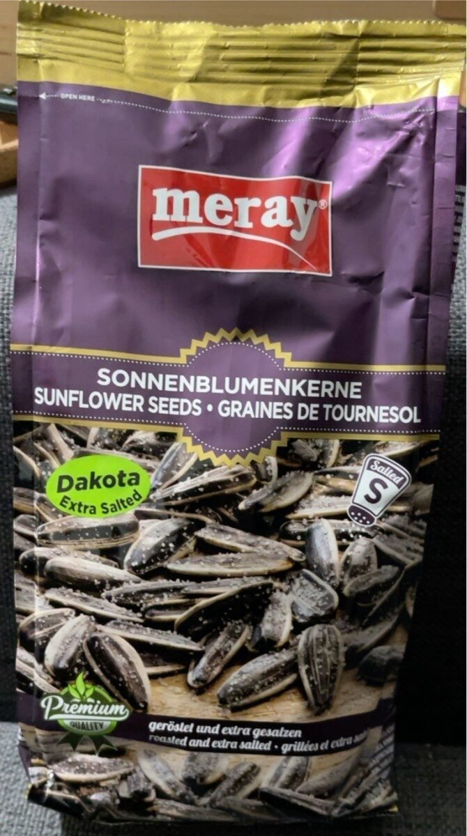 MERAY DAKOTA SUNFLOWER SEEDS (EXTRA SALTED) - 300G - MERAY