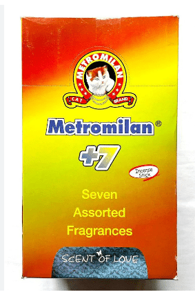 METROMILAN 7 FRAGRANCES INCENSE STICKS - 42 STICKS - METROMILAN