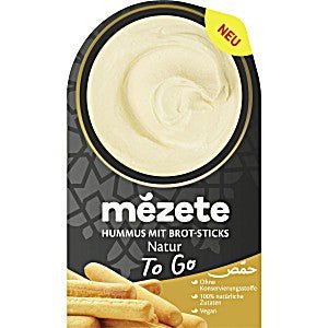 MEZETE DIP & GO CLASSIC HUMMUS - 92G - MEZETE