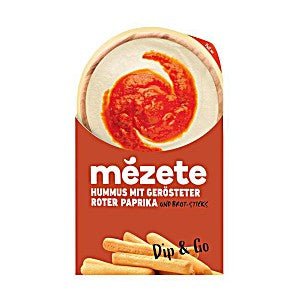 MEZETE DIP & GO RED PEPPER - 92G - MEZETE