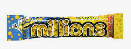 MILLIONS TUBE BANANA - 40G - MILLIONS