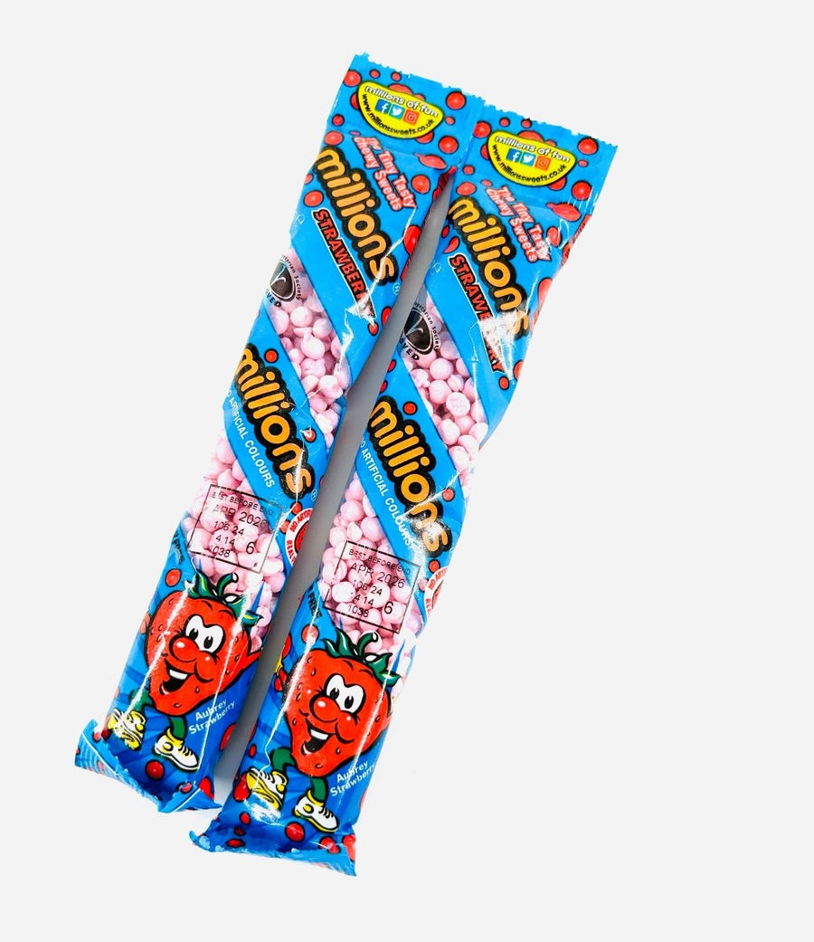 MILLIONS TUBE STRAWBERRY - 55G - MILLIONS