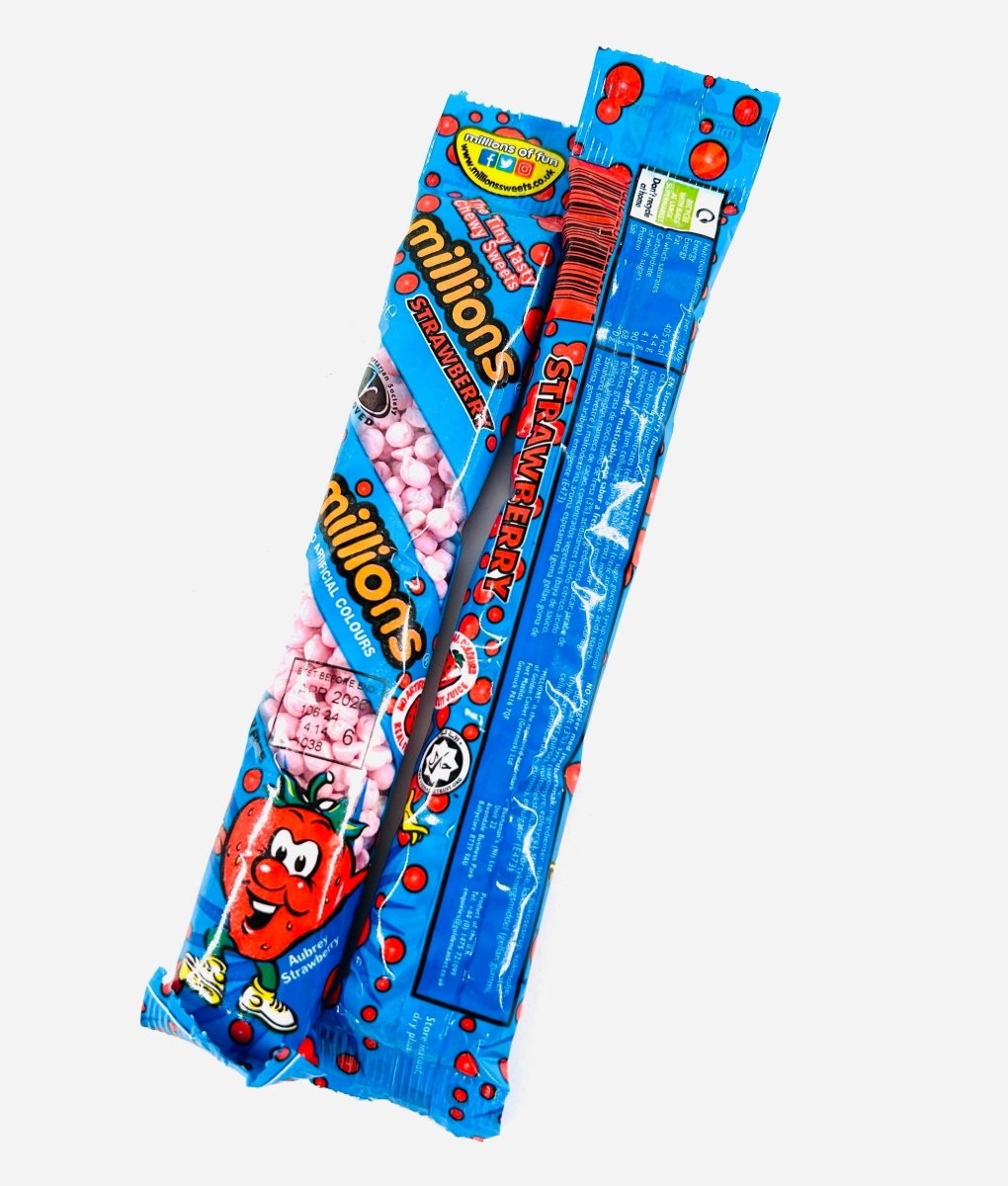 MILLIONS TUBE STRAWBERRY - 55G - MILLIONS