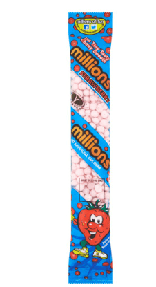 MILLIONS TUBE STRAWBERRY FLAVOUR - 60G - MILLIONS