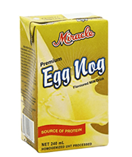 MIRACLE PREMIUM EGG NOG - 240ML - MIRACLE