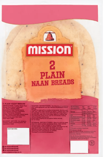 MISSION PLAIN NAAN - 2PCS - MAAZA