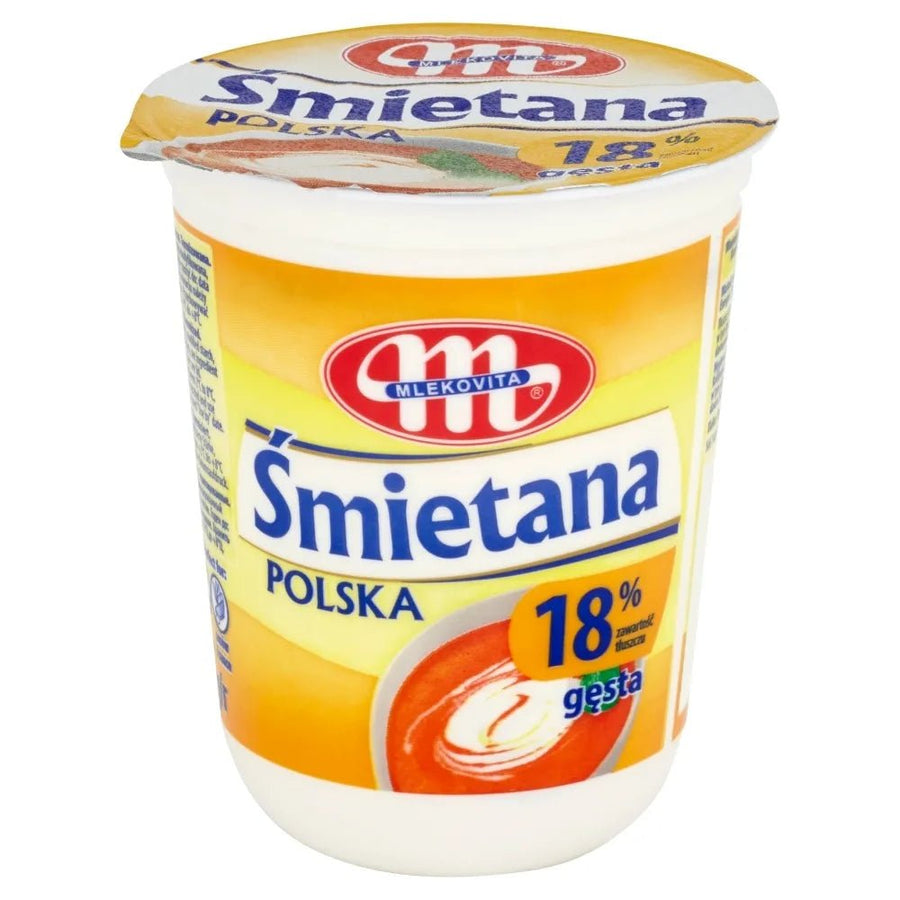 MLEKOVITA SMIETANA POLSKA GESTA 18% - 400 G - Branded