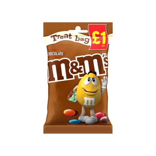 M&MS CHOCO TREAT BAG - 82G - M&MS