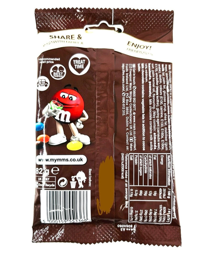 M&MS CHOCO TREAT BAG - 82G - M&MS