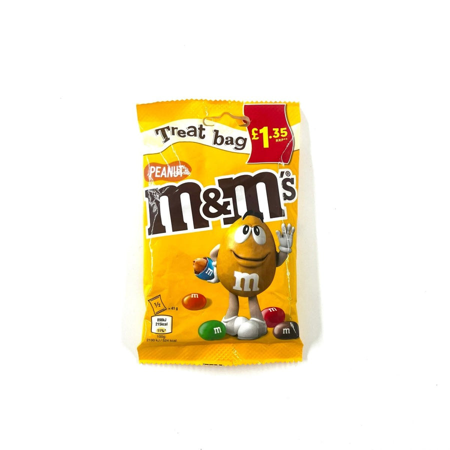 M&MS CRUNCHY PEANUT & MILK CHOCOLATE TREAT BAG - 82G - M&MS