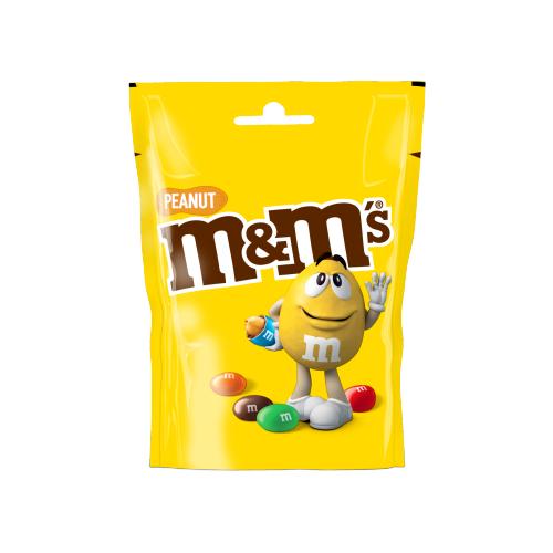 M&MS PEANUT POUCH - 125G - M&MS