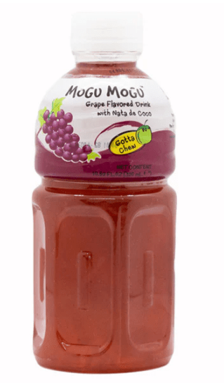 MOGU MOGU GRAPE FLAVORED DRINK - 320ML - MOGU MOGU