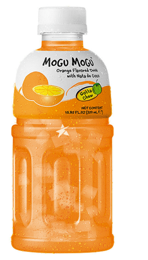 MOGU MOGU ORANGE FLAVORED DRINK - 320ML - MOGU MOGU