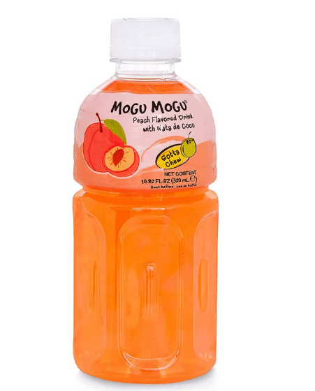 MOGU MOGU PEACH FLAVORED DRINK - 320ML - MOGU MOGU