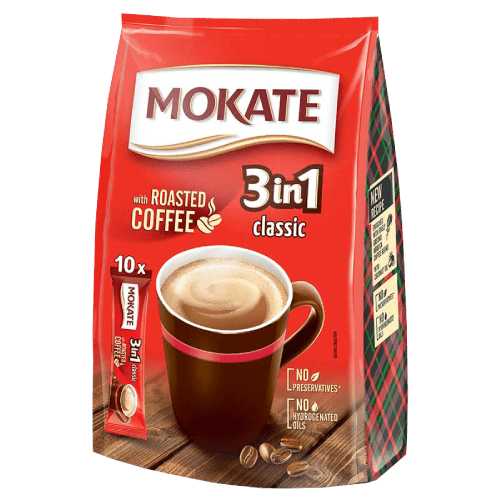 MOKATE 3 IN 1 CLASSIC COFFEE DRINK - 17G - MOKATE