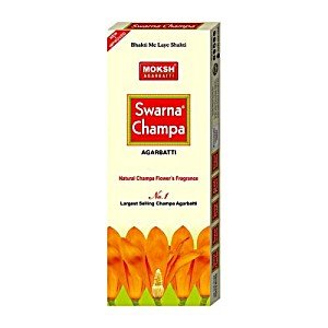 MOKSH SWARNA CHAMPA INCENSE STICKS - 18G - MOKSH