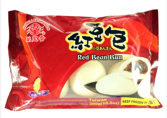 MONG LEE SHANG RED BEAN BUN - 300G - MONG LEE SHANG