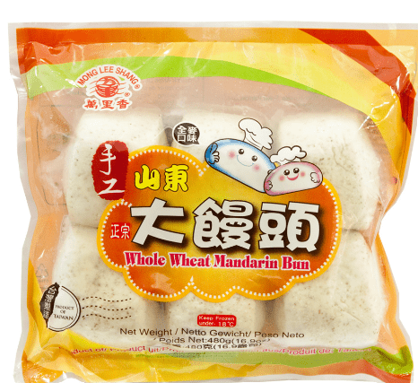 MONG LEE SHANG WHOLE WHEAT MANDARIN BUN - 480G - MONG LEE SHANG