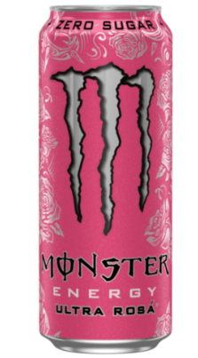 MONSTER ENERGY ULTRA ROSÁ - 500ML - Branded