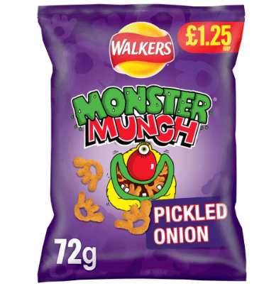 MONSTER MUNCH PICKLED ONION - 72G - M/MUNCH