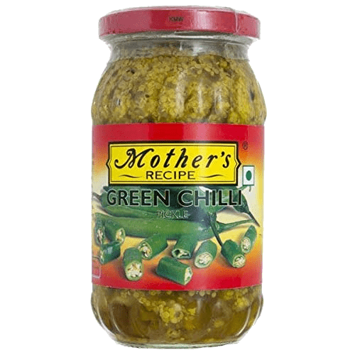 MOTHER'S RECIPE GREEN CHILLI PICKLE - 500G - MOTHER'S RECIPE