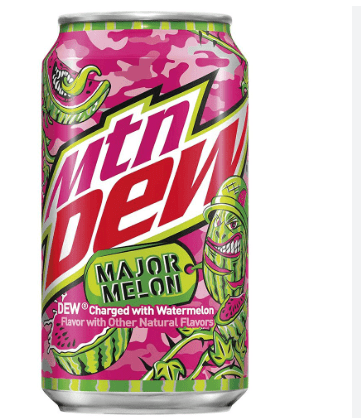 MOUNTAIN DEW MAJOR MELON - 355ML - MOUNTAIN DEW