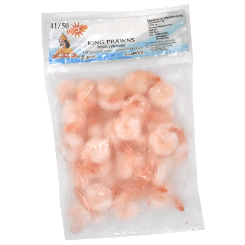 MR KING PRAWN 41/50 COOKED PEELED - 350G - MR KING