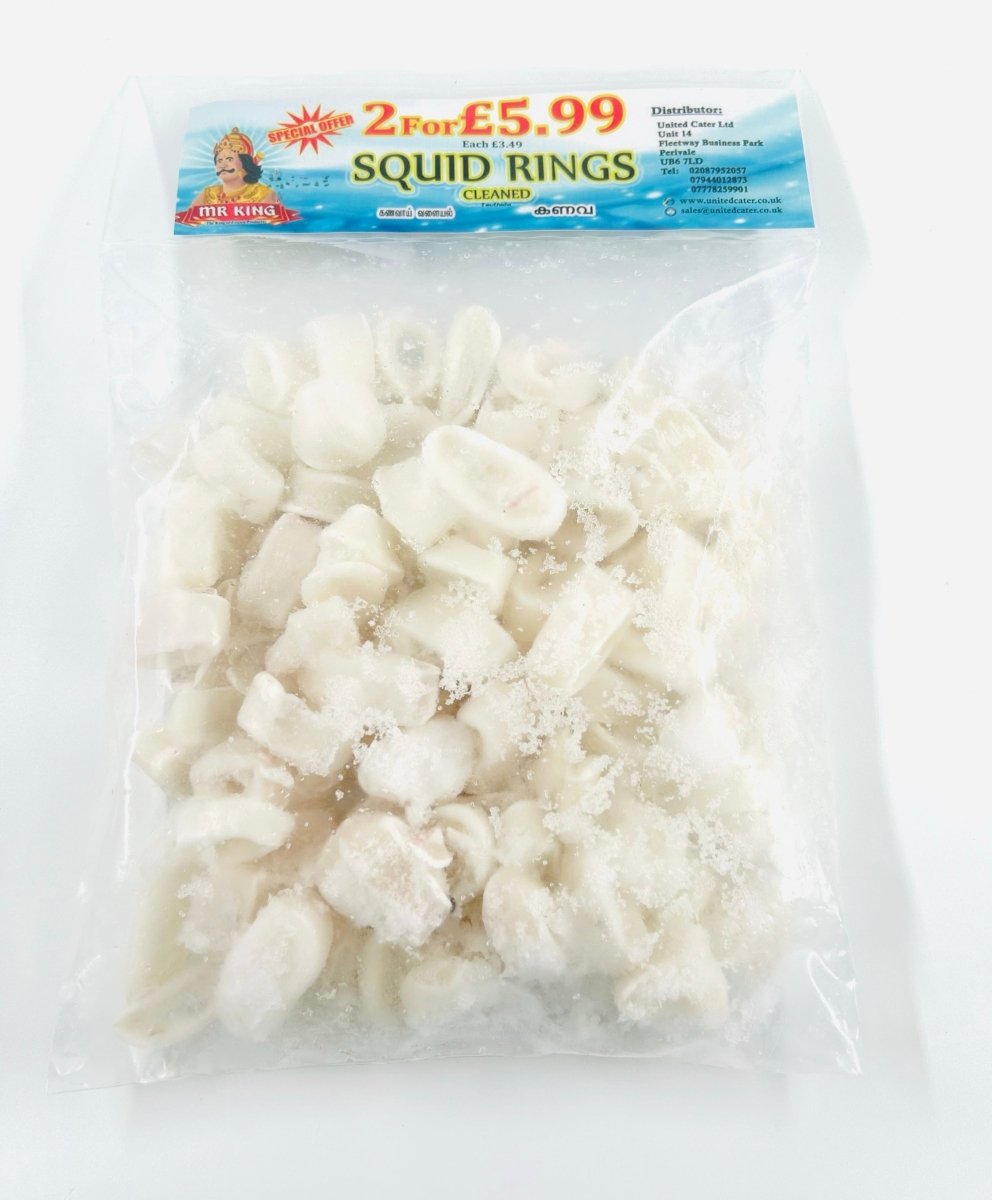 MR KING SMALL SQUID RINGS CLEANED - 400G - MR KING