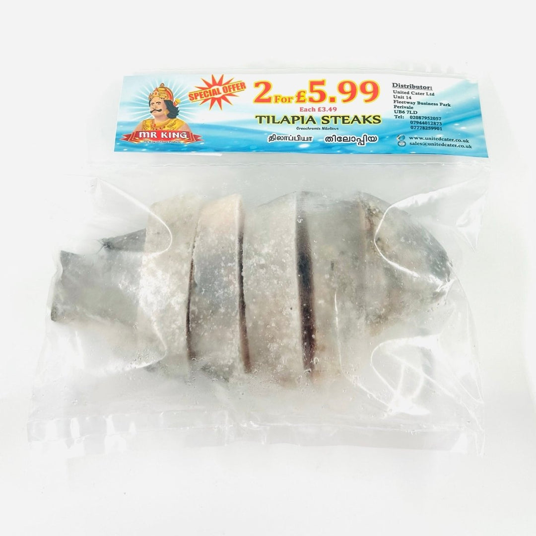 MR KING TILAPIA STEAKS - 600G - MR KING